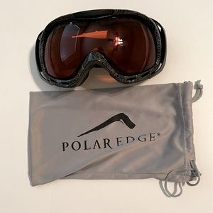 Polar edge ski glasses. Rarely worn. Winter. Vacation. Travel. Snowboarding